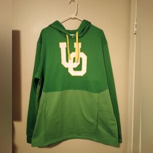 NCAA Green and Yellow Hoodie